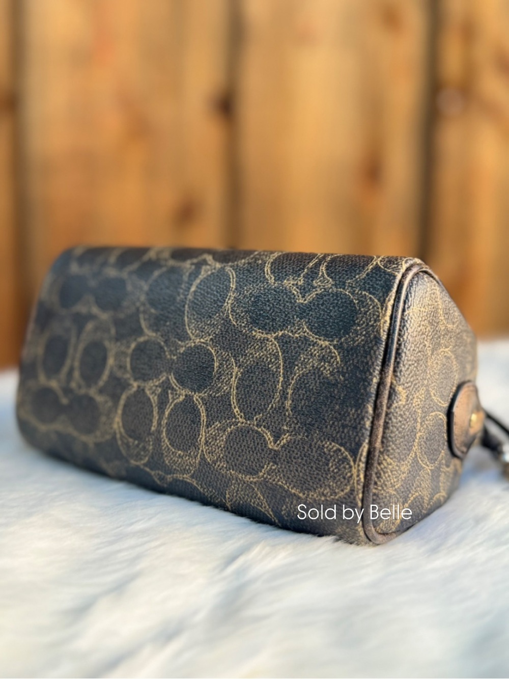 NWT Coach Mini Rowan Crossbody Bag In Loved Signature Canvas With Charms - Picture 3 of 4